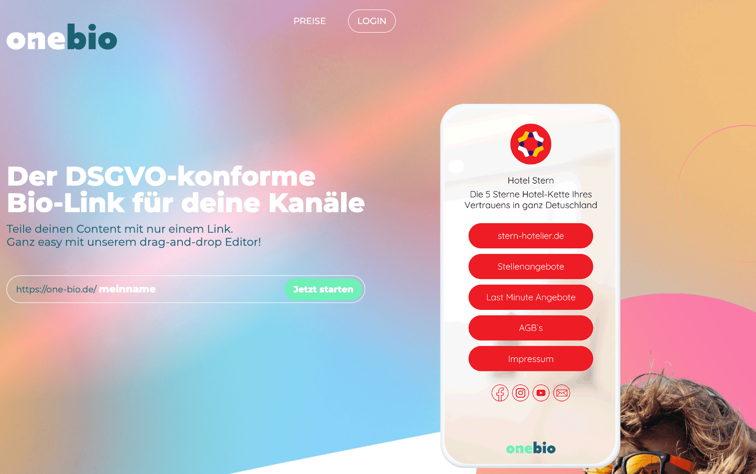 onebio startseite